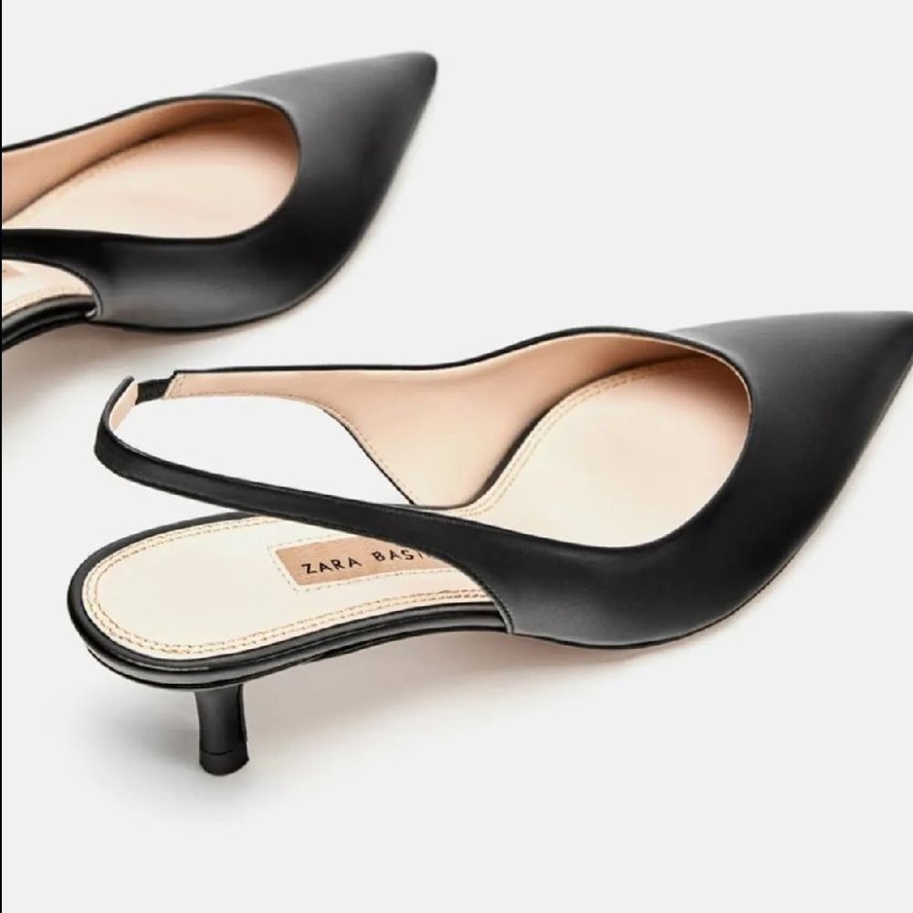 Zara leather sandals size 39